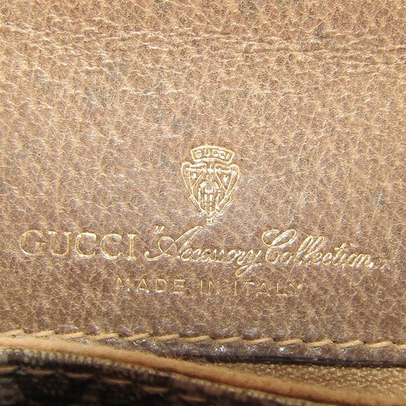 Gucci Brown Monogram Shoulder Bag - Picture 10 of 15